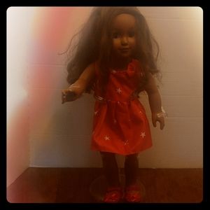 - Outfit - Dress and Shoes for 18- inch do…